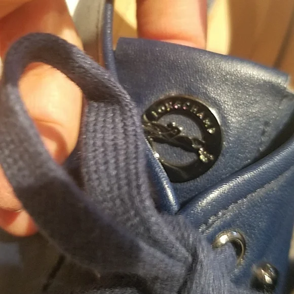LONGCHAMP NEW BLUE SHOES Size 38 - Picture 5 of 9
